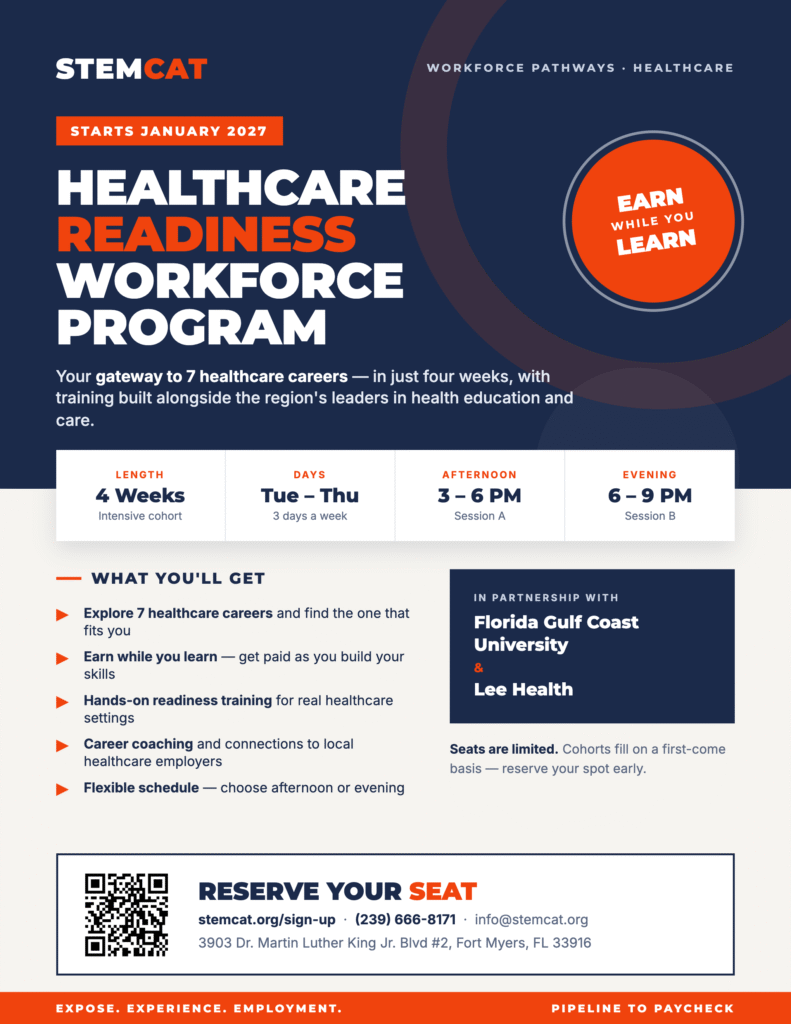 Healthcare Readiness Workforce Program flyer