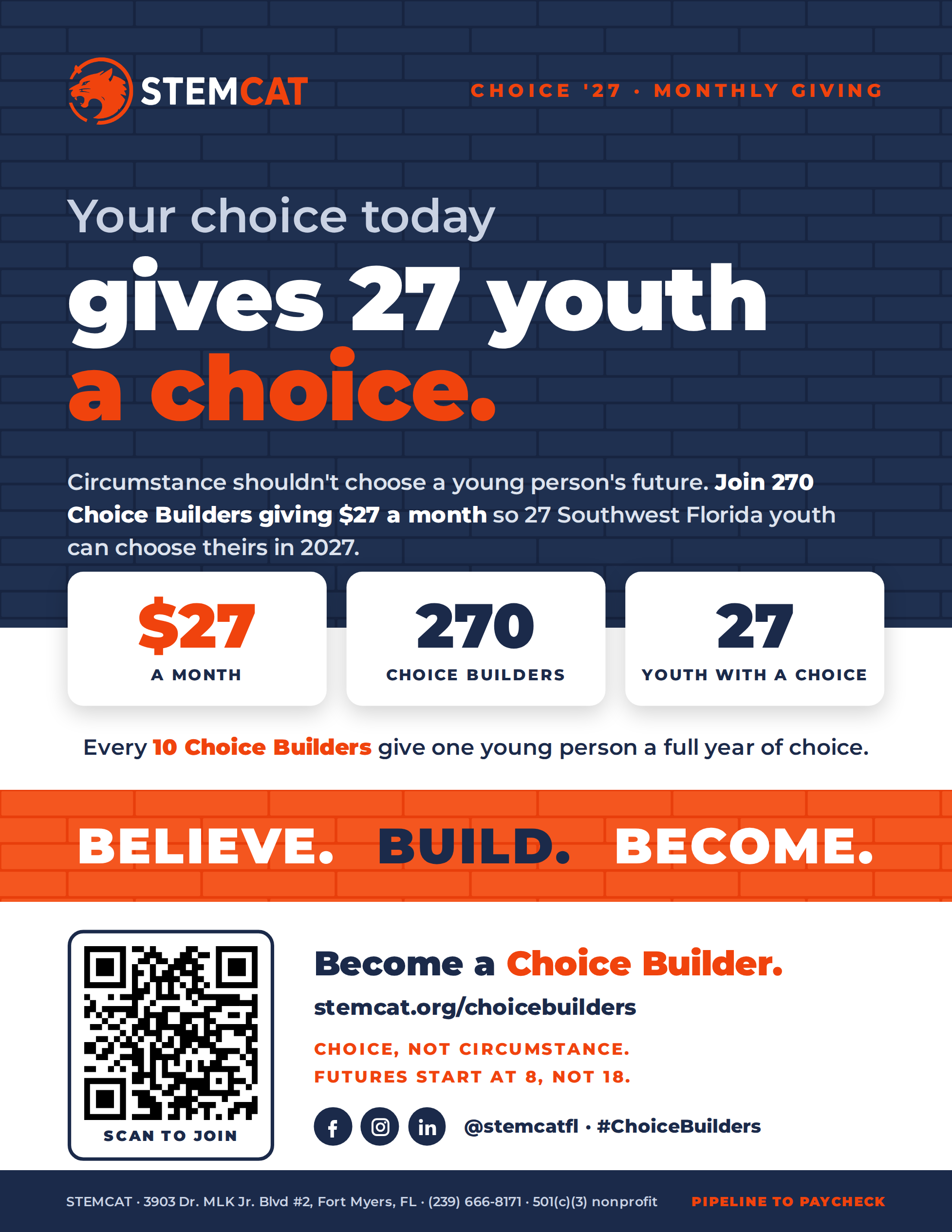 Choice ’27: Become a Choice Builder